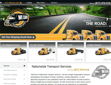 Tablet Screenshot of ntslogistics.com